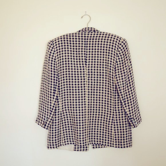 Iconic Alan Austin checkered blazer 80’s vintage - Picture 7 of 8